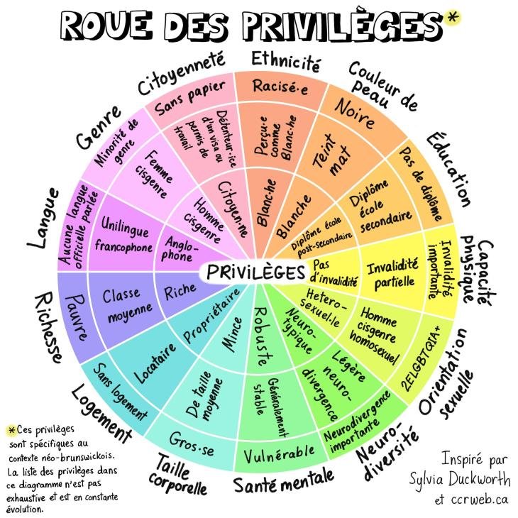 Roue des privilèges © Camille Perron-Cormier